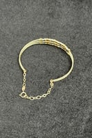 اسوارة اطفال ثلاث اشواط ذهب صافي ايطالي عيار 18 وز...