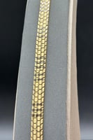 اسوارة ذهب صافي ايطالي عيار 18 وزن 16.5 جرام