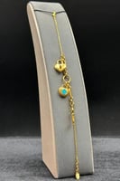 اسوارة قفل ذهب ايطالي عيار 21 وزن 7.3 جرام