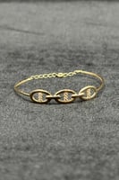 اسوارة اطفال ذهب تصميم الماس عيار 18 وزن 1.7 جرام