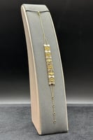 اسوارة ذهب ايطالي عيار 18 وزن من 5 الى 5.1 جرام