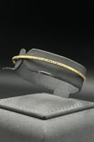 اسوارة ذهب ايطالي عيار 18 وزن من 2.1 الى 2.2 جرام