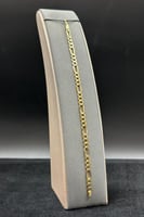 اسوارة جنزير ذهب صافي عيار 18 وزن من 2.8 الى 2.9 ج...