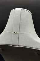 عقد دورين مسمار ذهب تصميم الماس عيار 18 وزن 0.9 جر...