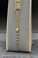 اسوارة ذهب صافي ايطالي عيار 18 وزن من 6 الى 6.1 جر...