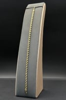 اسوارة مجدول ذهب صافي عيار 18 وزن 2.2 جرام