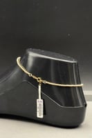 خلخال كور ذهب صافي عيار 21 وزن 4.9 جرام