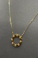 طقم الخليه دائره ذهب تصميم الماس عيار 21