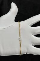 اسوارة كور ذهب مع باقيت تصميم الماس عيار 18 وزن 6...