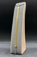 اسوارة ذهب صافي ايطالي عيار 18 وزن 8.4 جرام