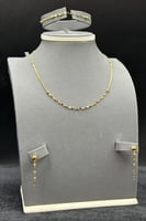 طقم ذهب صافي عيار 21 وزن 4.9 جرام