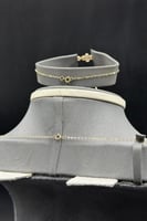 طقم ذهب ملكي عيار 18 وزن 10.5 جرام