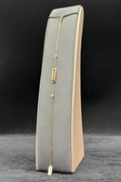 اسوارة مستطيل ذهب تصميم الماس عيار 18 وزن 3.5 جرام