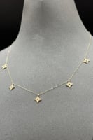 شوكر نجوم ذهب تصميم الماس عيار 18 وزن من 0.9 الى 1...