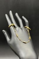 دبل خاتم ذهب صافي عيار 21 وزن من 3.7 الى 3.8 جرام