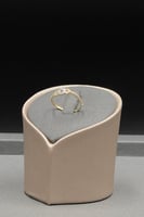 اسوارة مع خاتم ذهب تصميم دائرة الالماسي