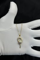 عقد الثعبان ذهب مع صدف احمر عيار 18 وزن 3 جرام