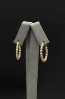 حلق كور ذهب ايطالي عيار 18 وزن 3.2 جرام