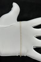 اسوارة تنس ذهب اصفر تصميم الماس عيار 18 وزن 2.2 جر...