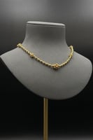 عقد ذهب عيار 21 فخم بتصميم كور وزن وزن من 8.4 الى...