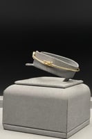 اسوارة مع خاتم ذهب تصميم دائرة الالماسي