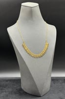 عقد ذهب صافي عيار 21 وزن 4.4 جرام