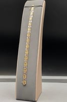 اسوارة ذهب ايطالي عيار 18 وزن 13.1 جرام