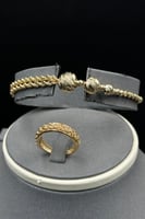 طقم كور ذهب صافي عيار 18 وزن 25.2 جرام