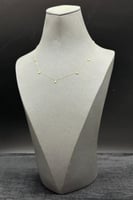 شوكر وردة ونجمة ذهب تصميم الماس عيار 18 وزن 0.6 جر...