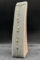 اسوارة وردات ذهب ملون ايطالي عيار 18 وزن 6.2 جرام