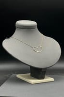 عقد ذهب عيار 18 ناعم بتصميم قلب ايطالي -صمم بجودة...