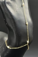 كف لؤلؤ مع ذهب عيار 18 وزن 1.4 جرام