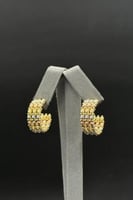 حلق كور ليزر ذهب صافي عيار 18 وزن من 6.1 الى 8.8 ج...