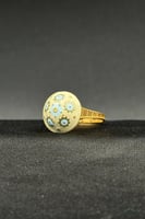 خاتم ذهب تصميم هندي عيار 21 وزن 1.9 جرام