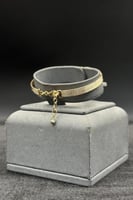 اسوارة ذهب صافي ايطالي عيار 18 وزن 7.4 جرام