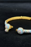 اسوارة ذهب تصميم هندي عيار 21 وزن 17.4 جرام