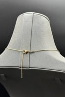 عقد مضرب ذهب ايطالي عيار 18 وزن من 4.4 الى 4.5 جرا...