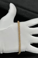 اسوارة ذهب صافي ايطالي عيار 18 وزن 11.9 جرام