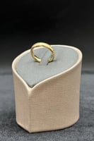 دبله ذهب صافي عيار 18 وزن 1.5 جرام