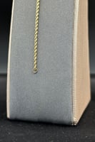 اسوارة مجدول ذهب صافي عيار 18 وزن من 1.1 الى 1.2 ج...