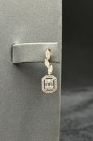 طقم ذهب مع باقيت تصميم الماس عيار 18 وزن 9.2 جرام