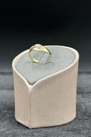 خاتم ذهب تصميم الماس عيار 18 وزن من 1 الى 1.1 جرام