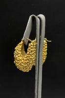 حلق ذهب صافي عيار 18 وزن 5.4 جرام