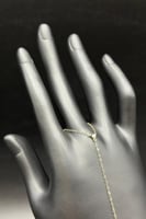 كف وردة ذهب تصميم الماس عيار 18 وزن 0.8 جرام