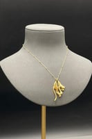 عقد تايجر ذهب تصميم الماس عيار 18 وزن 7.8 جرام