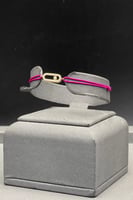 اسوارة قيطان مع مستطيل ذهب تصميم الماس عيار 18 وزن...