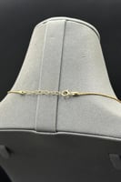 عقد قماش ذهب تصميم الماس عيار 18 وزن 2 جرام