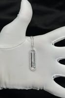 شال مستطيل ذهب ابيض تصميم الماس عيار 18 وزن 8.2 جر...