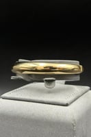 اسوارة مع خاتم ذهب صافي عيار 18 وزن 16.2 جرام