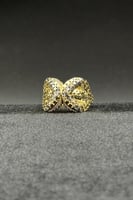 خاتم ذهب صافي ايطالي عيار 18 وزن 2.7 جرام